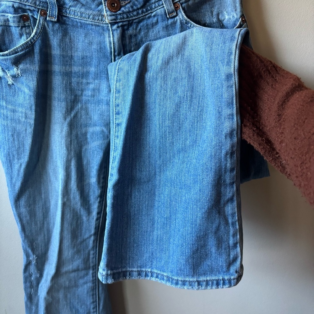 American Eagle Outfitters Light Blue Boot Cut Jeans - Picture 2 of 9